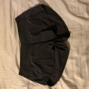 Lululemon speed up shorts black size 6